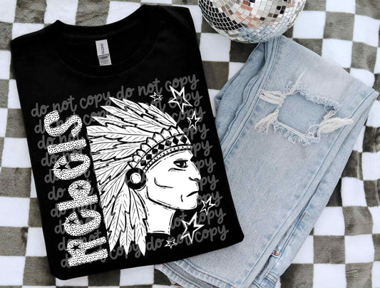 Rebels BW Dottie's PNG Design