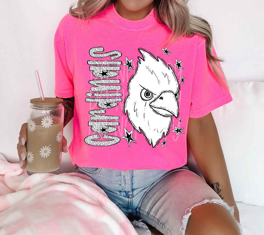 Cardinals BW Dottie's PNG Design