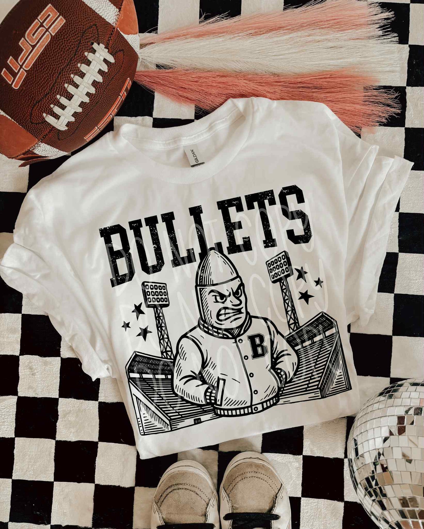 Bullets Letterman PNG Design