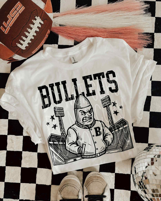 Bullets Letterman PNG Design