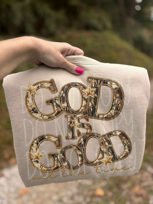 God Is Good PNG Design