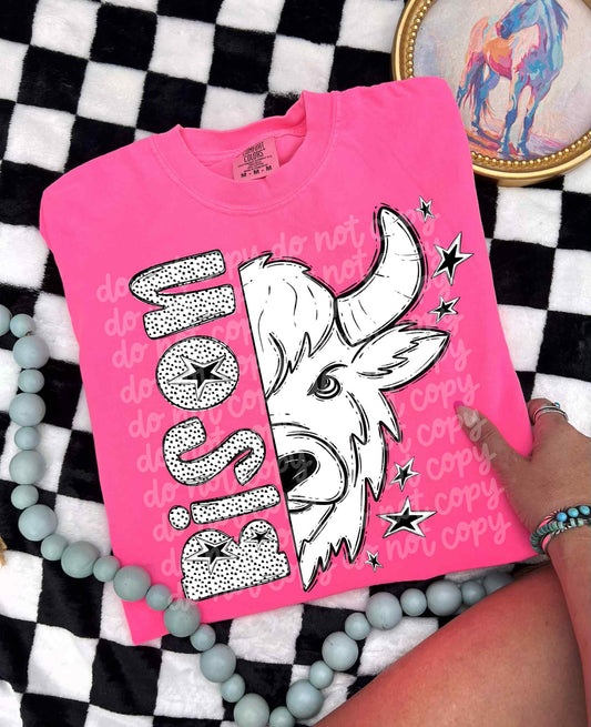 Bison BW Dottie's PNG Design