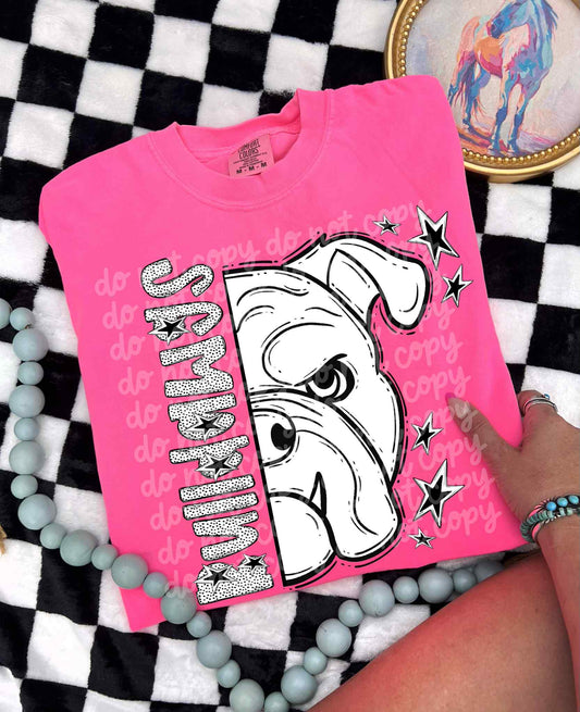 Bulldawgs BW Dottie's PNG Design