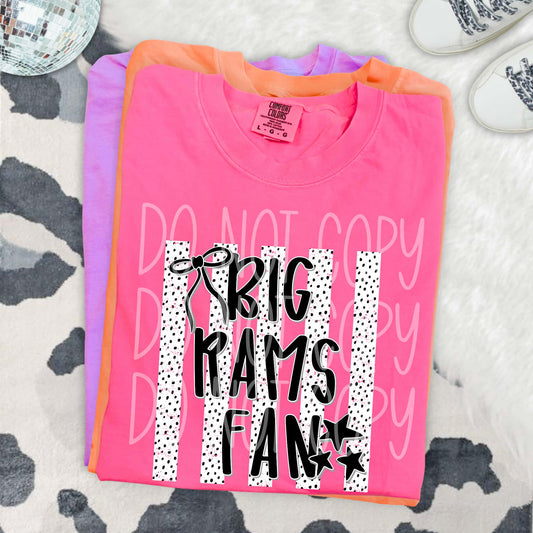 Big Rams Fan PNG Design