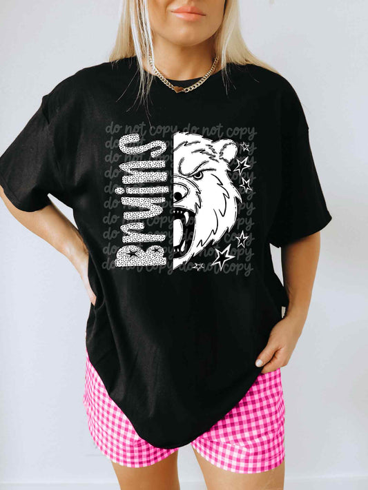 Bruins BW Dottie's PNG Design