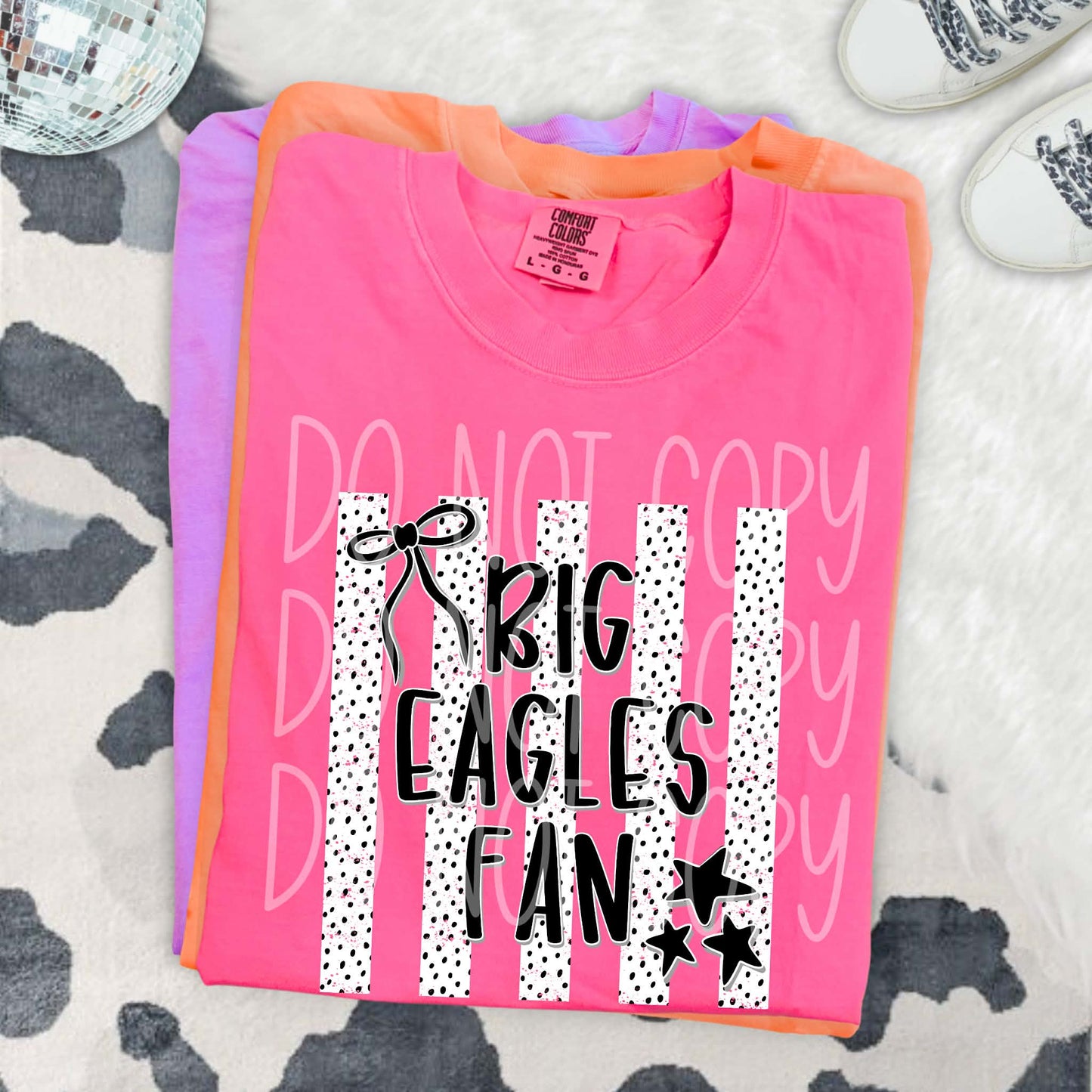 Big Eagles Fan PNG Design