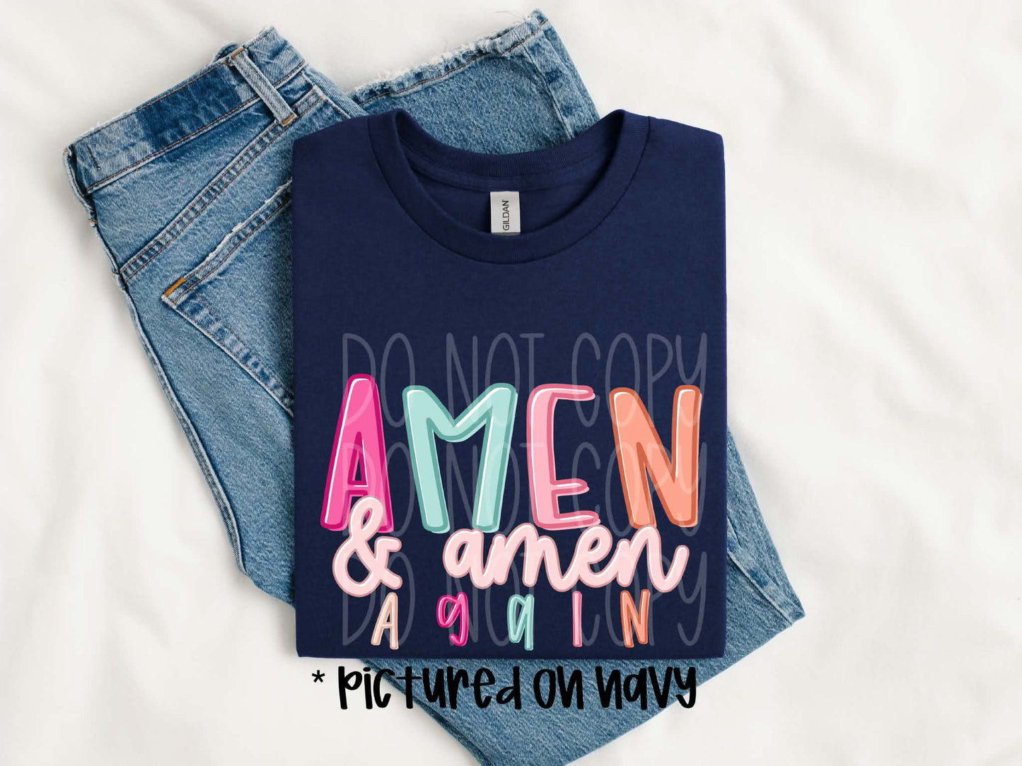 Amen and Amen PNG Design