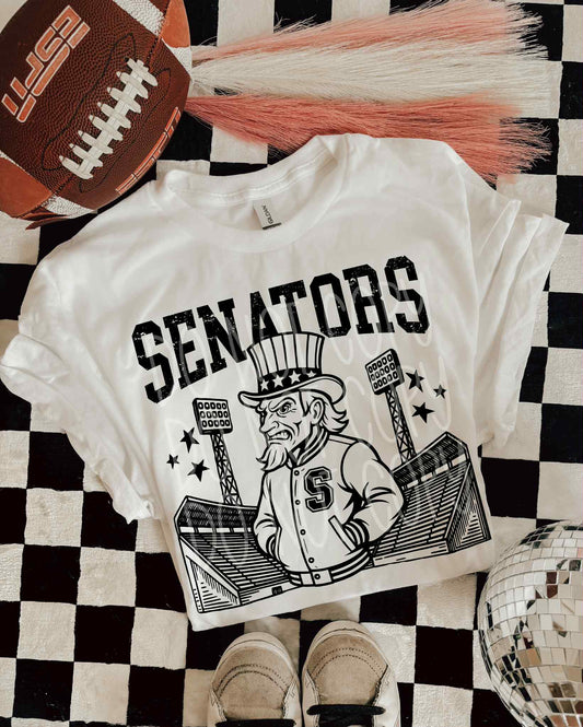 Senators Letterman PNG Design