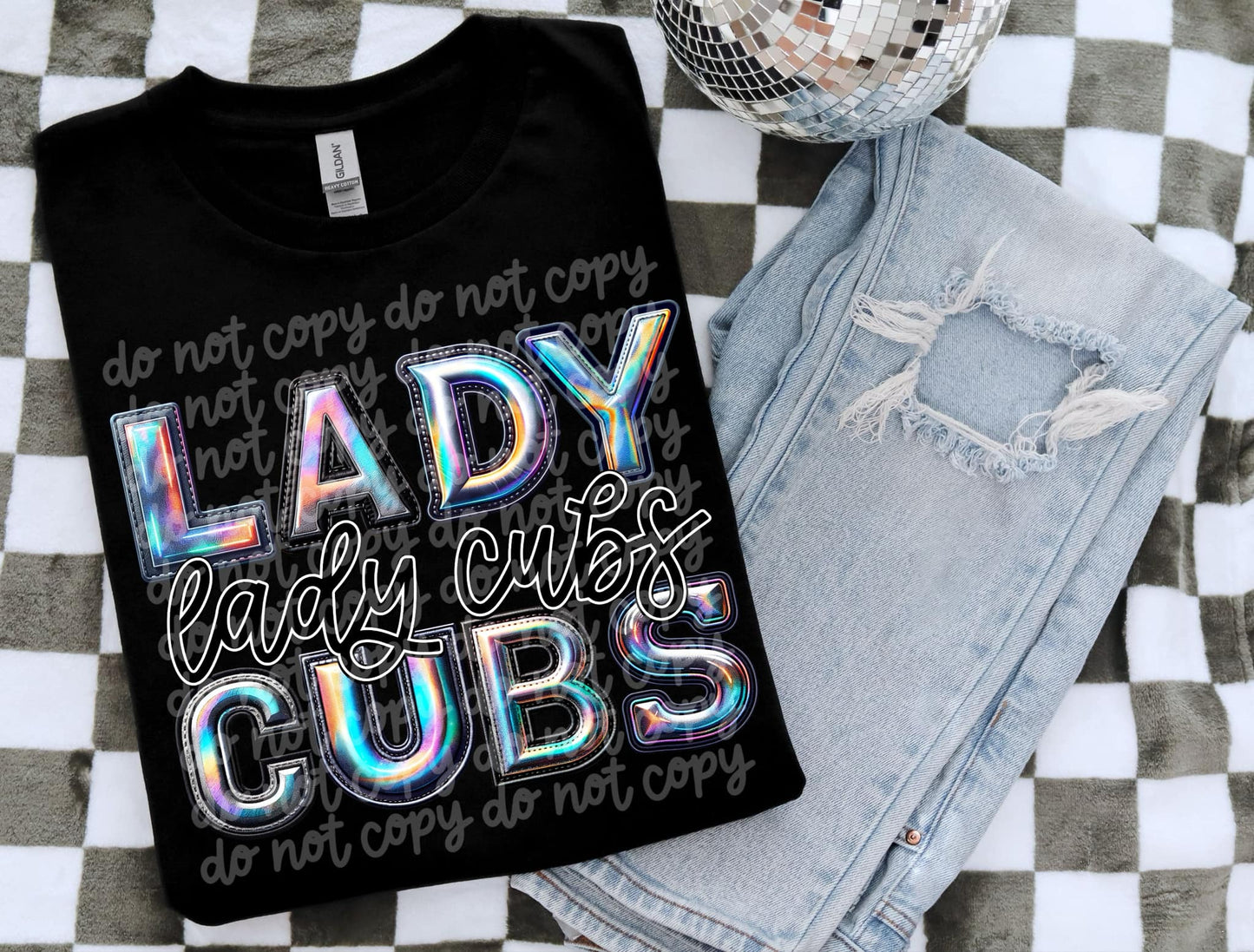 Lady Cubs Holo PNG Design