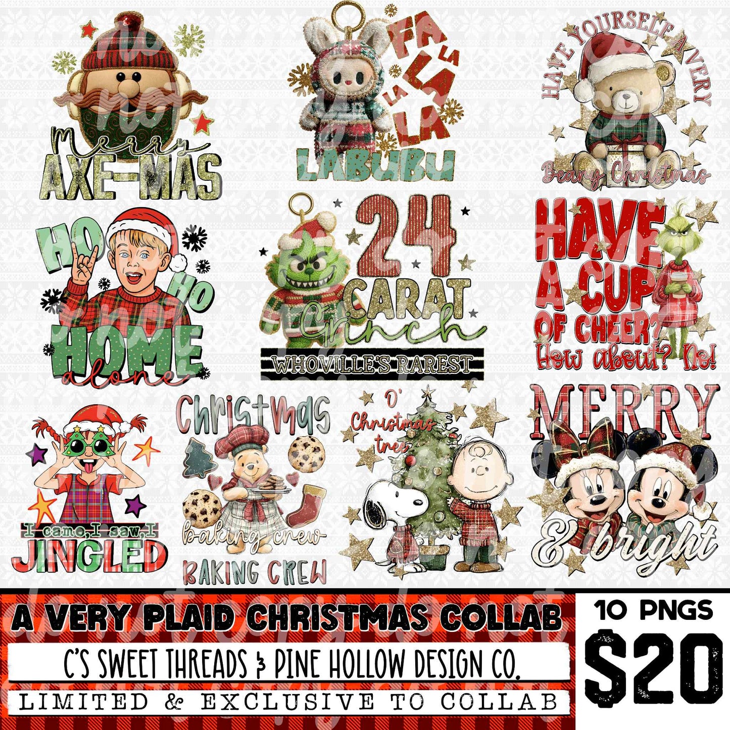 A VERY PLAID CHRISTMAS COLLAB W/ C'S SWEET THREADS