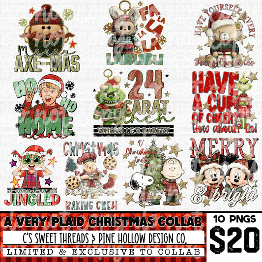 A VERY PLAID CHRISTMAS COLLAB W/ C'S SWEET THREADS