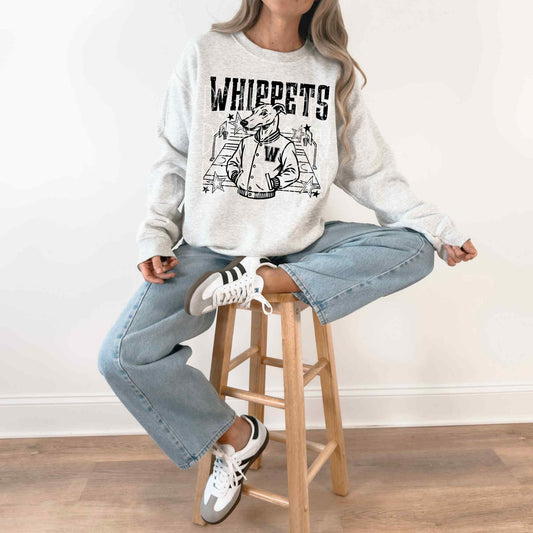 Whippets Basketball Letterman PNG Design