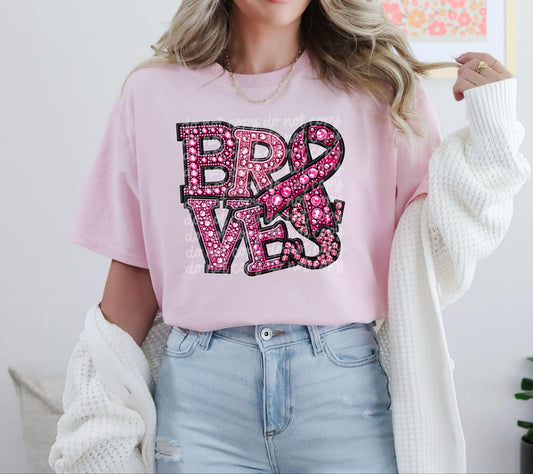 Braves BC Rhinestone PNG Design