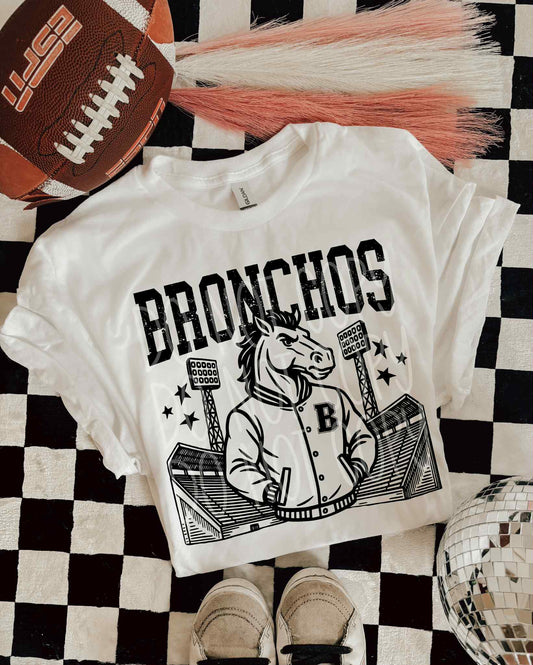 Bronchos Letterman PNG Design