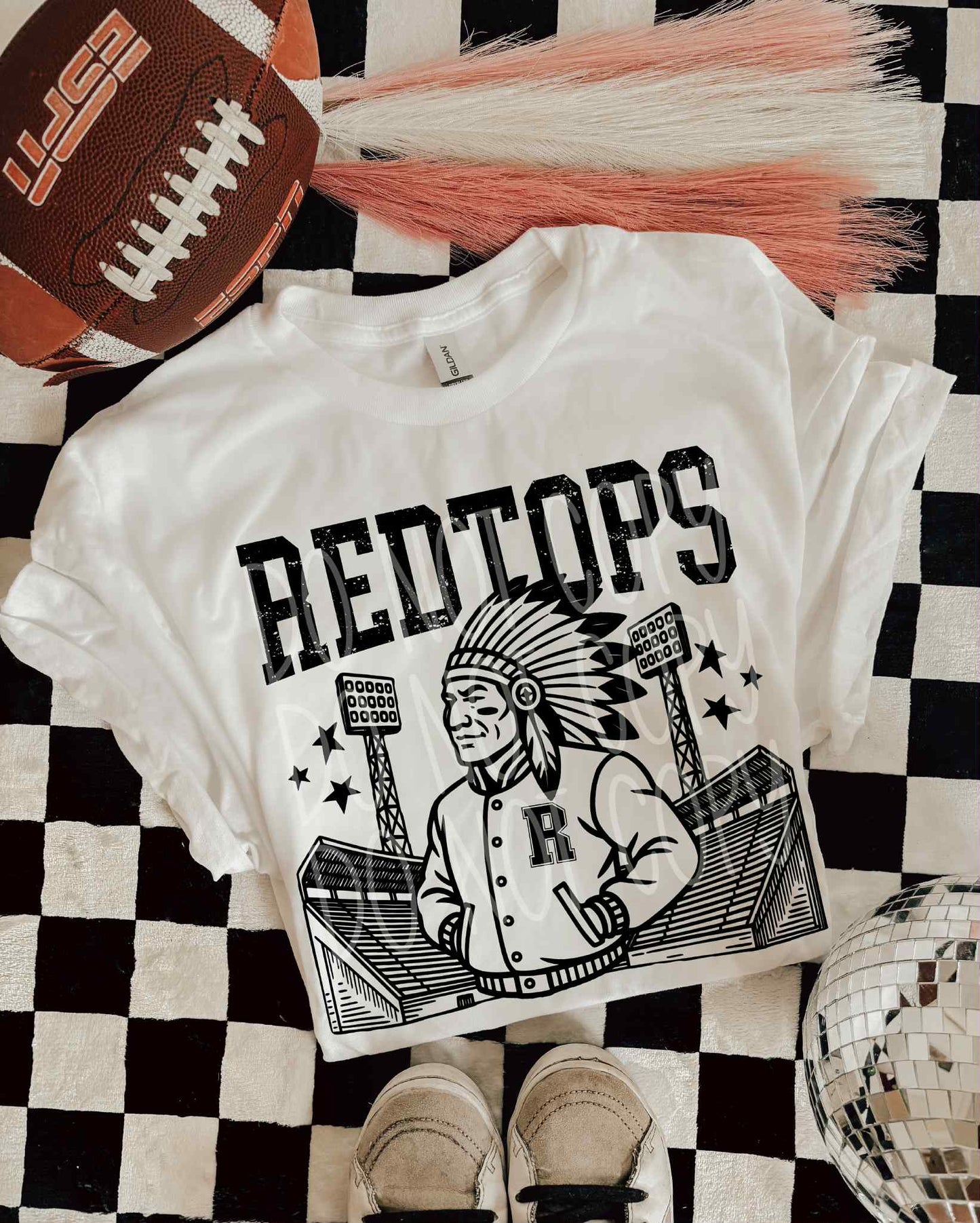 Redtops Letterman PNG Design