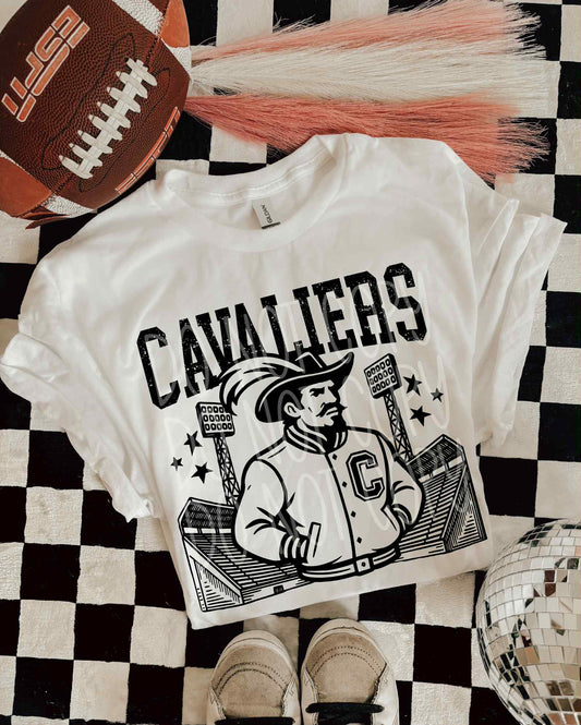 Cavaliers Letterman PNG Design
