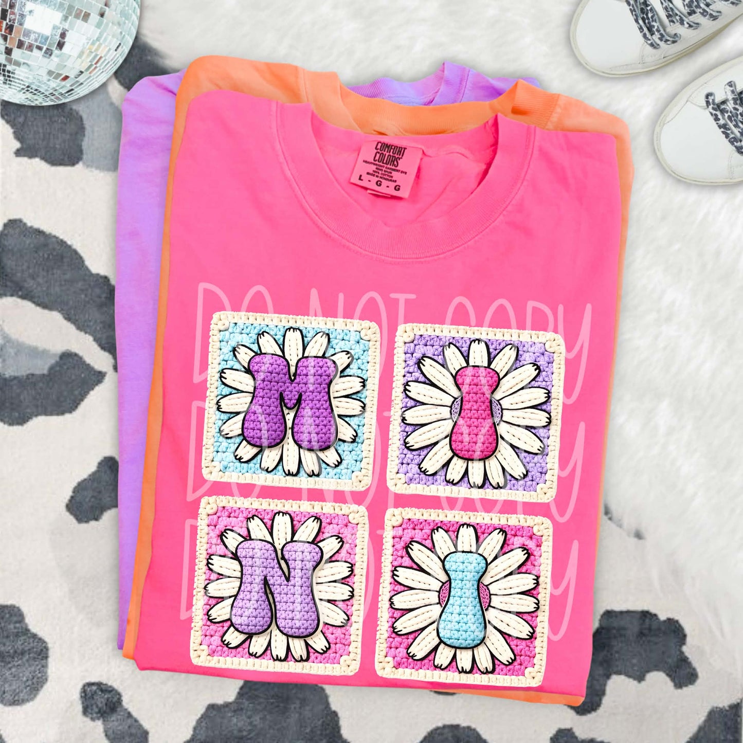 Mini Granny Square PNG Design