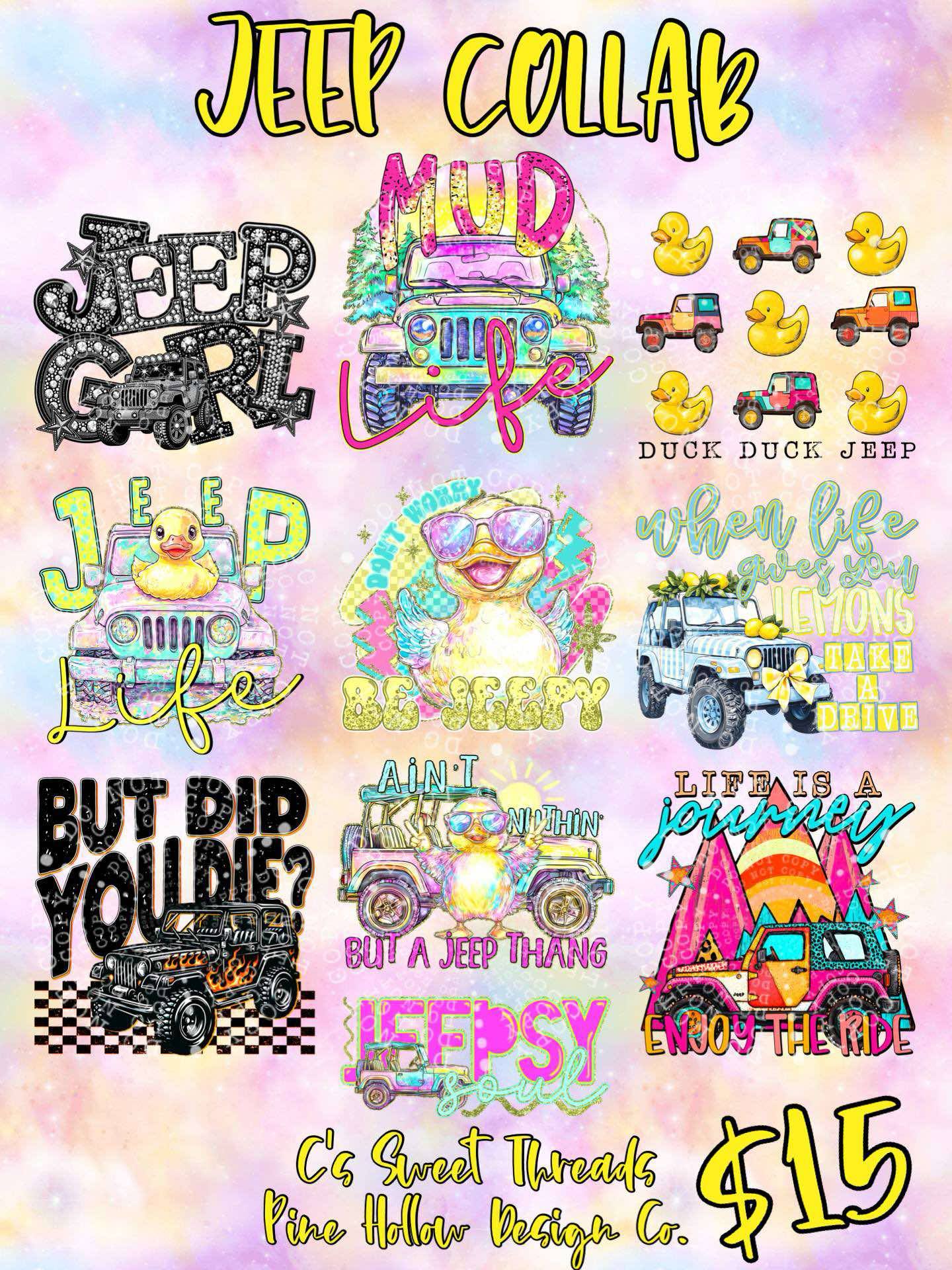 JEEP COLLAB W/ C'S SWEET THREADS