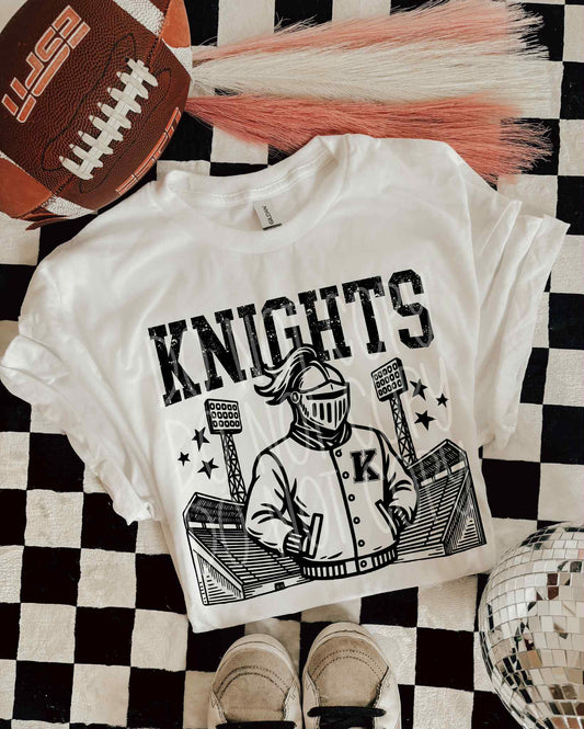 Knights Letterman PNG Design