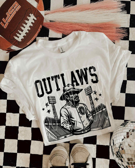 Outlaws Letterman PNG Design