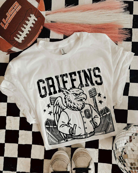 Griffins Letterman PNG Design