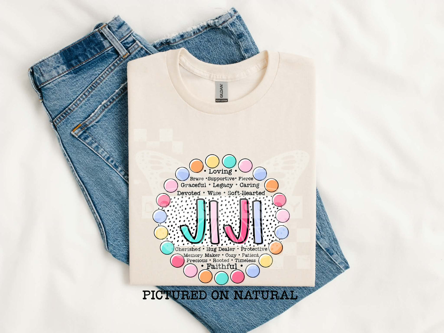 Jiji Words PNG Design