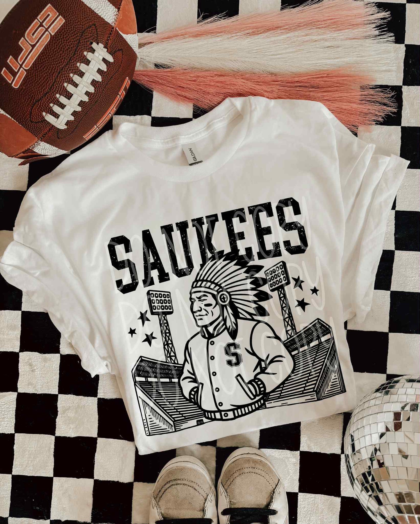 Saukees Letterman PNG Design