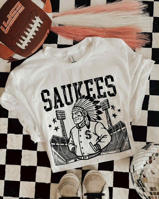 Saukees Letterman PNG Design