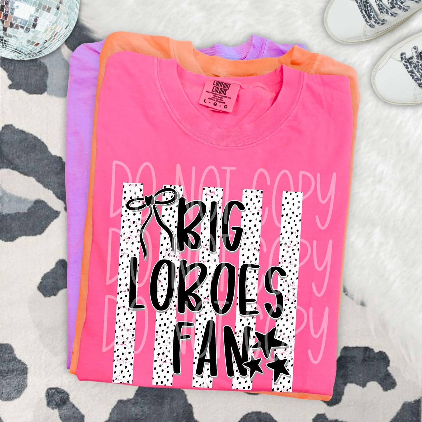 Big Loboes Fan PNG Design