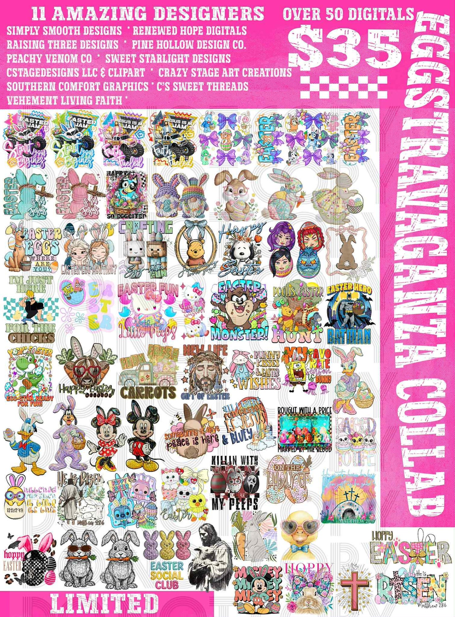 EGGSTRAVAGANZA COLLAB FT 10 DESIGNERS