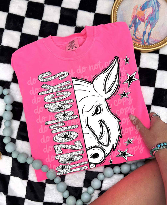 Razorbacks BW Dottie's PNG Design