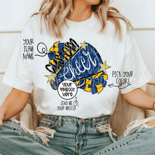 Custom Cheer PNG Design