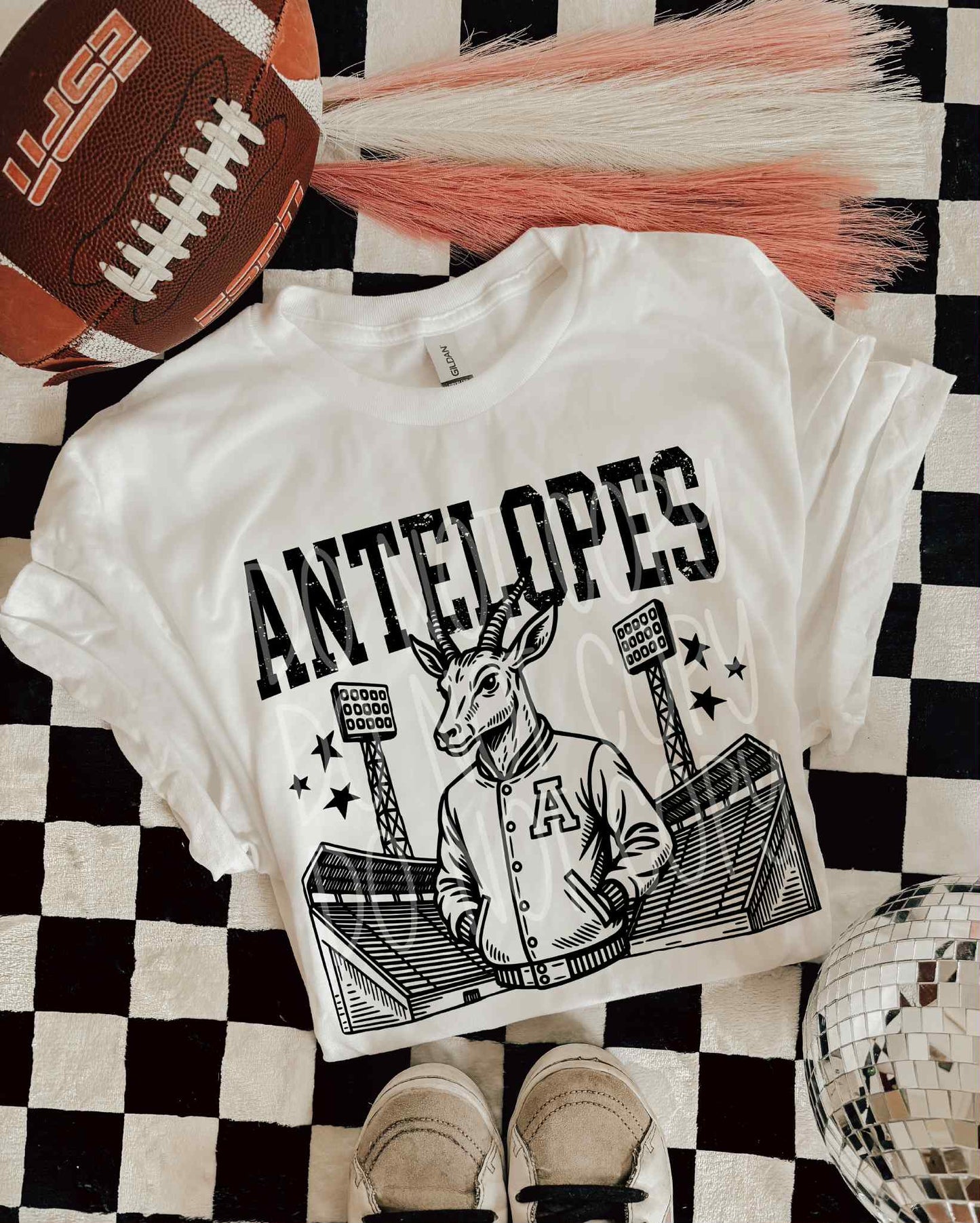 Antelopes Letterman PNG Design