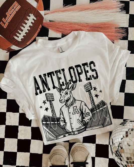 Antelopes Letterman PNG Design