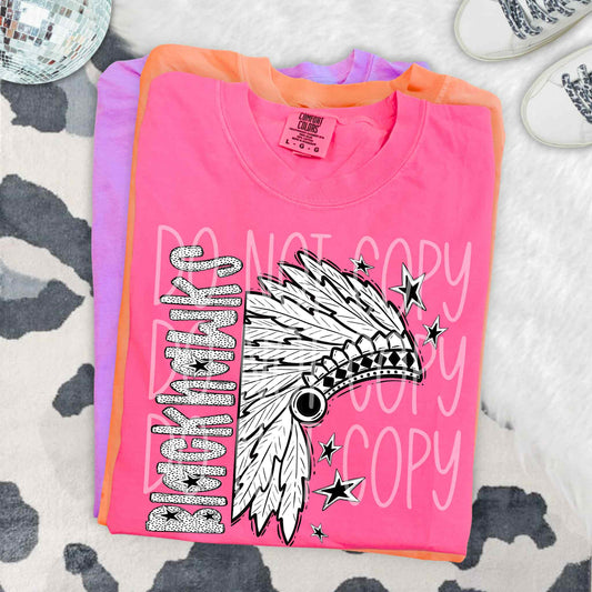 Blackhawks BW Dottie's PNG Design