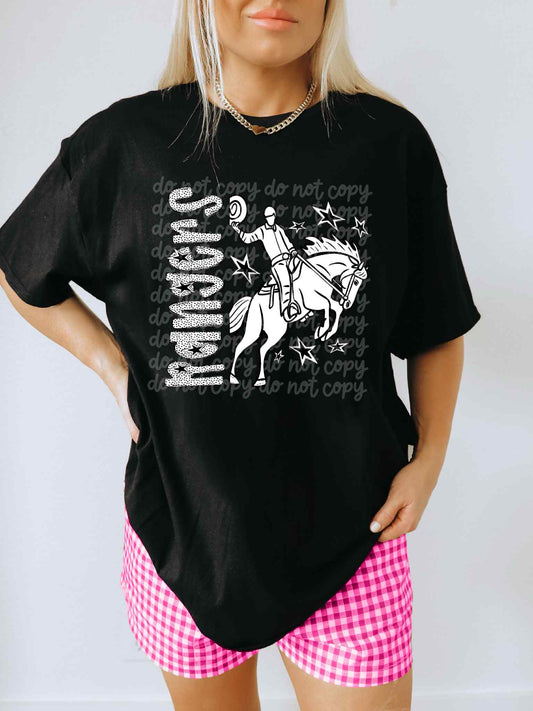 Rangers BW Dottie's PNG Design