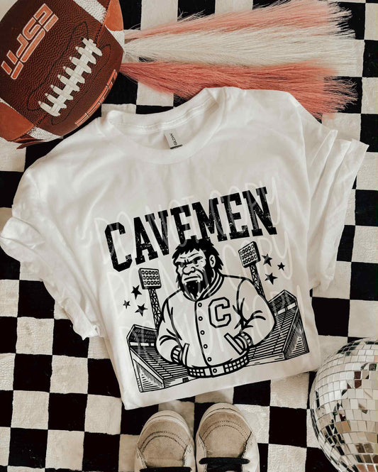 Cavemen Letterman PNG Design