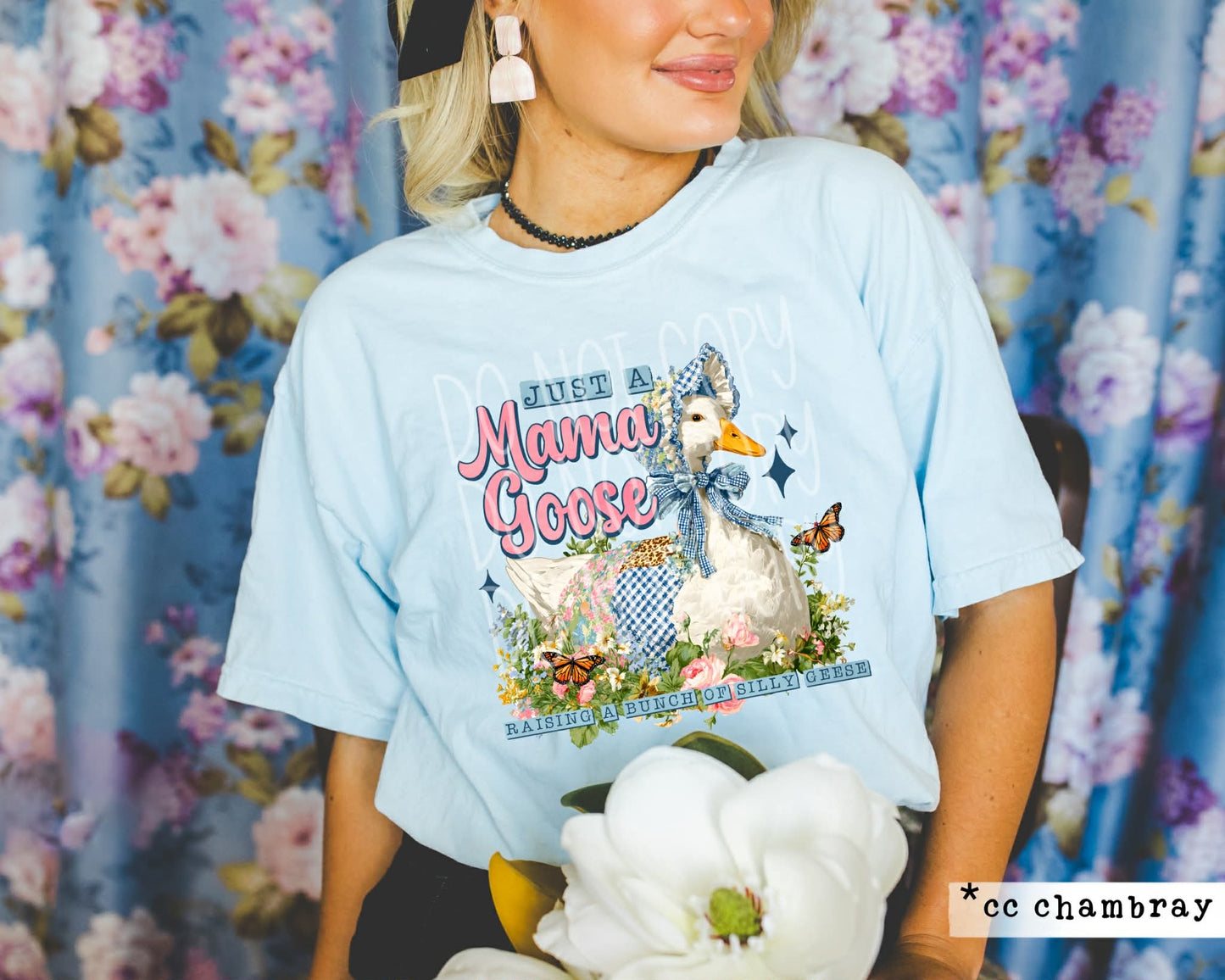 Just A Mama Goose Silly Geese PNG Design