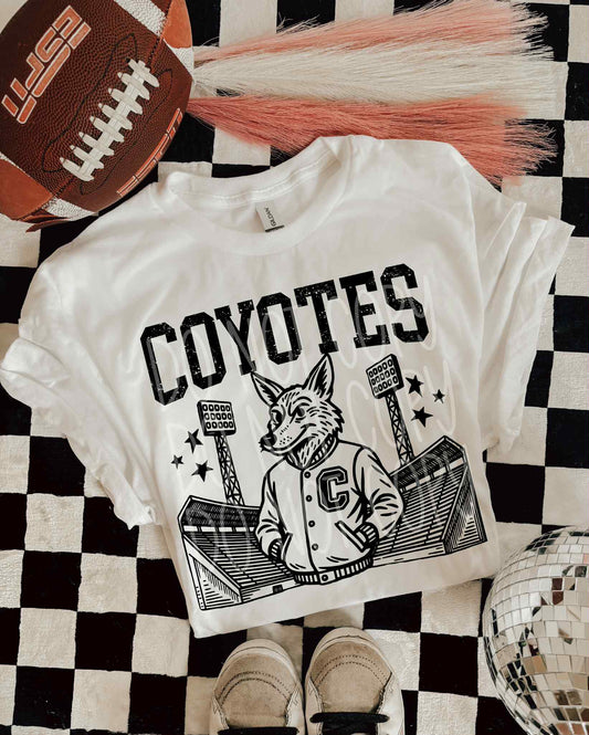 Coyotes Letterman PNG Design