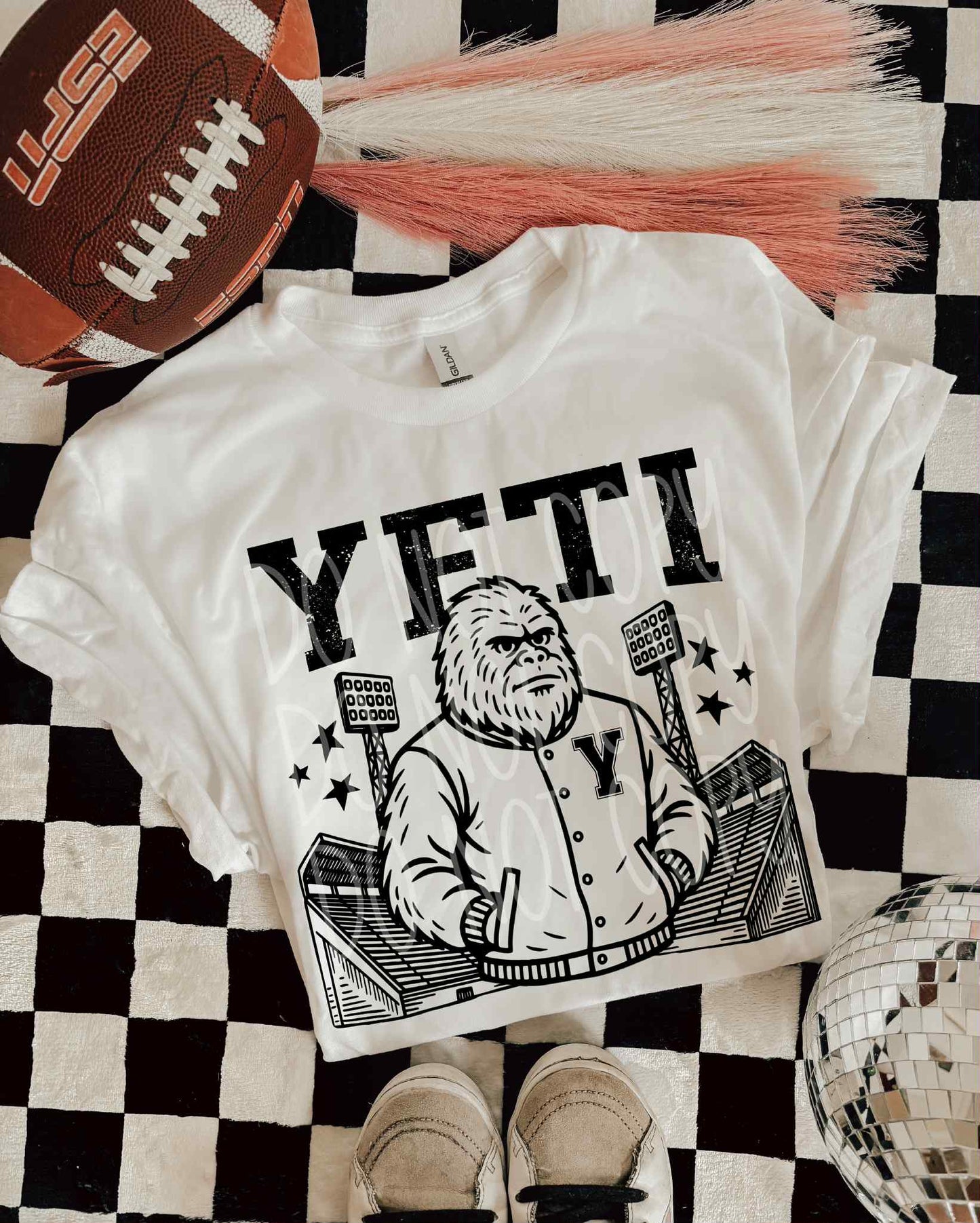Yeti Letterman PNG Design
