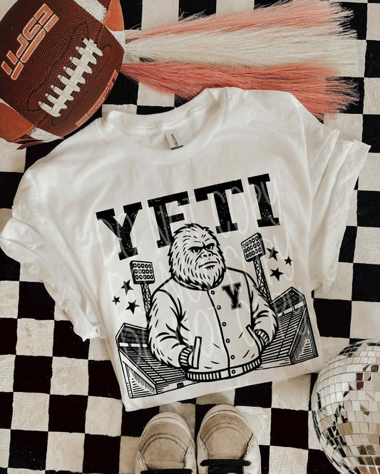 Yeti Letterman PNG Design