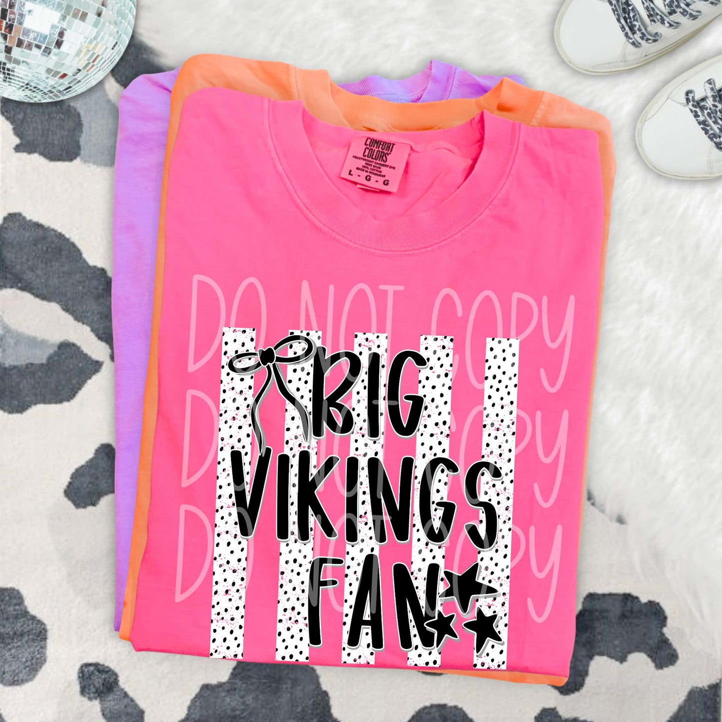 Big Vikings Fan PNG Design