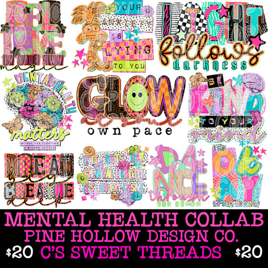 MENTAL HEALTH COLLAB W/ C'S SWEET THREADS