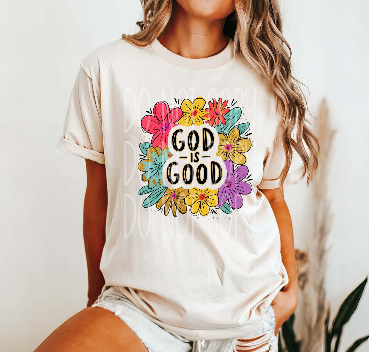 God Is Good PNG Design