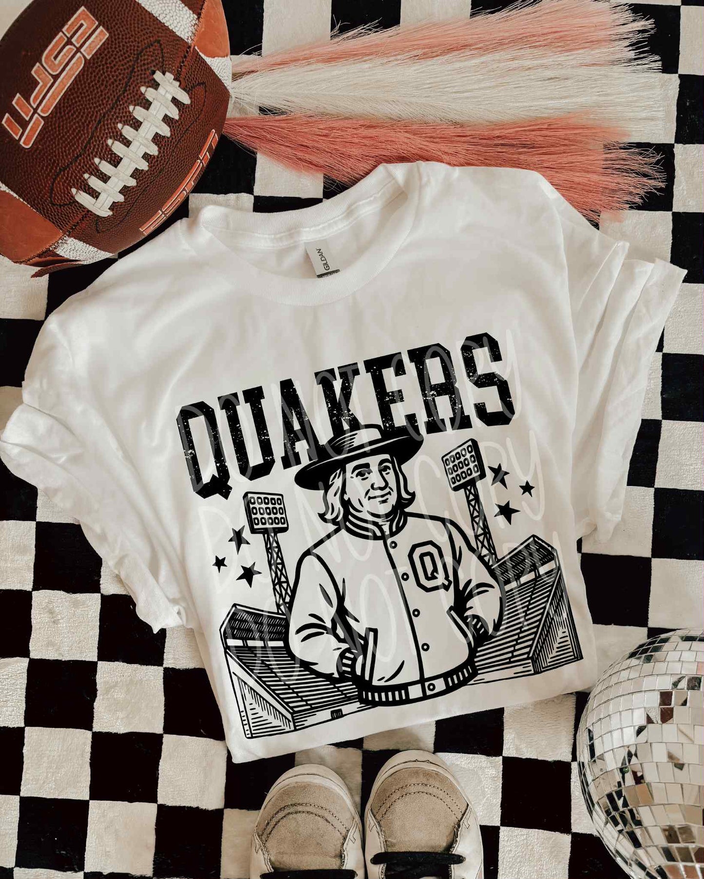 Quakers Letterman PNG Design