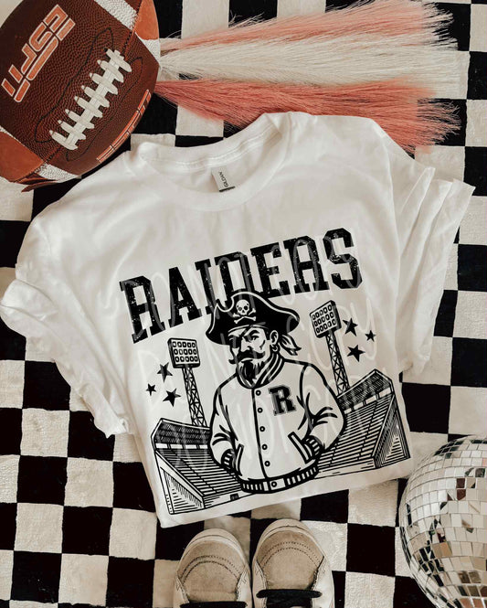 Raiders Pirate Letterman PNG Design