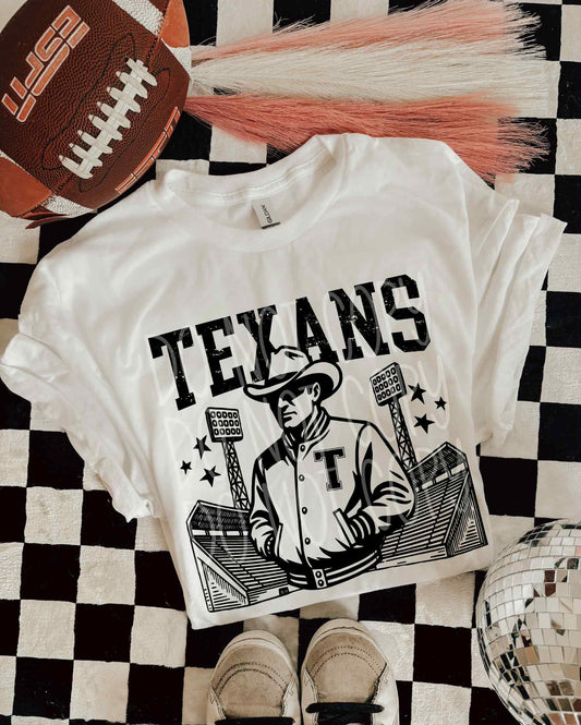 Texans Letterman PNG Design