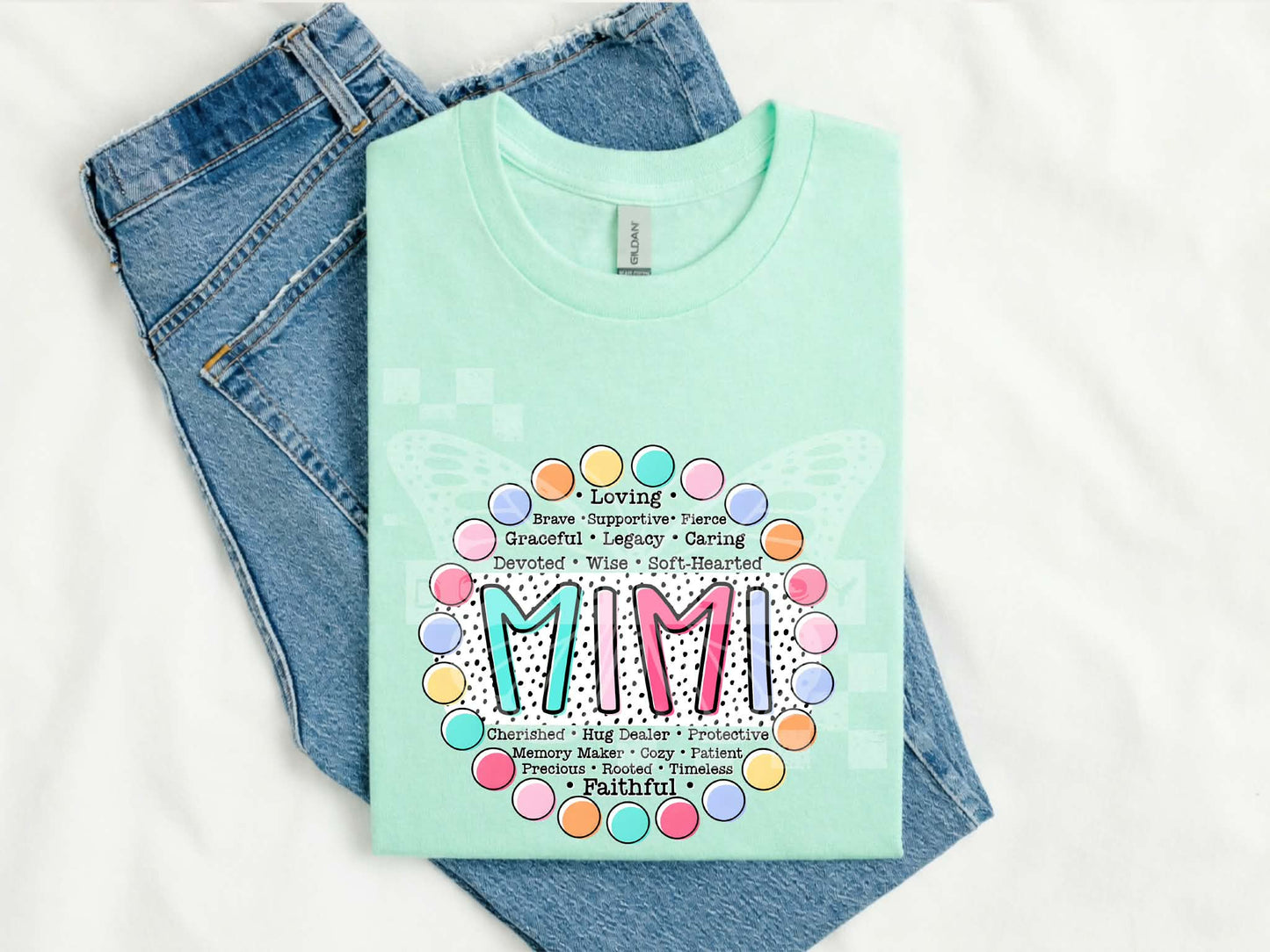 Mimi Words PNG Design