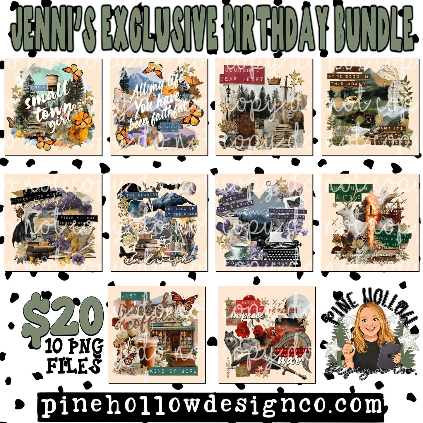 Jenni's Exclusive Birthday Bundle PNG Design