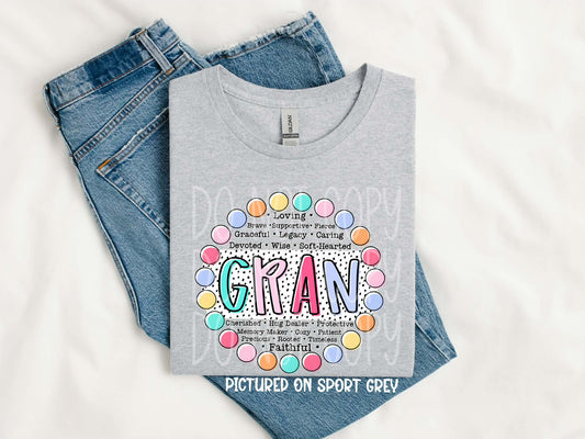 Gran Words PNG Design